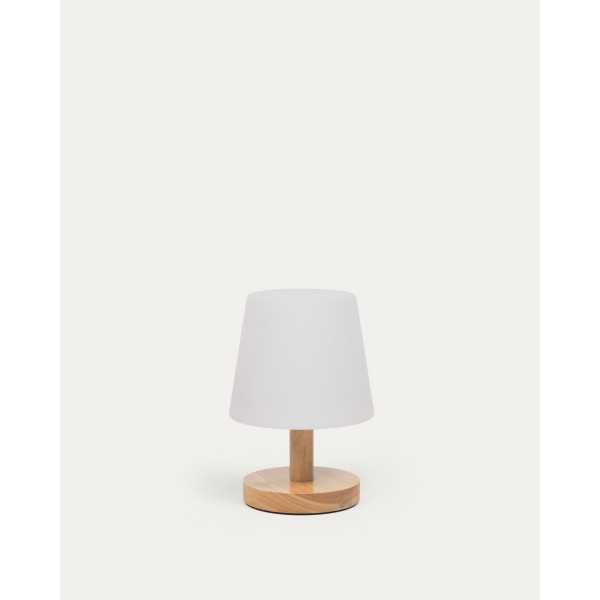 LAMPE DE TABLE AMBAR EN POLYÉTHYLÈNE ET BOIS