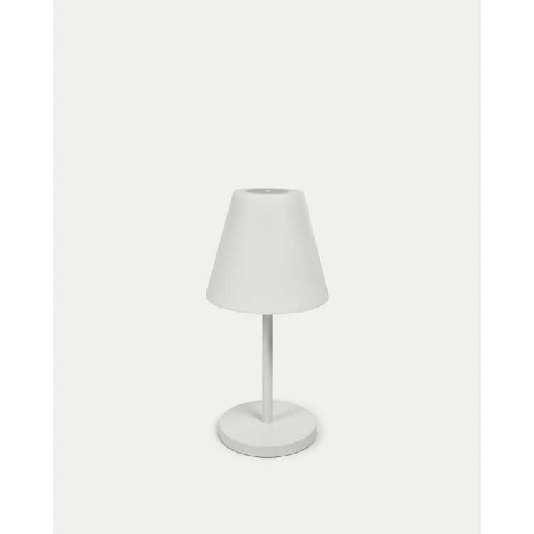 LAMPE DE TABLE D'EXTÉRIEUR AMARAY EN ACIER AVEC FINITION BLANCHE