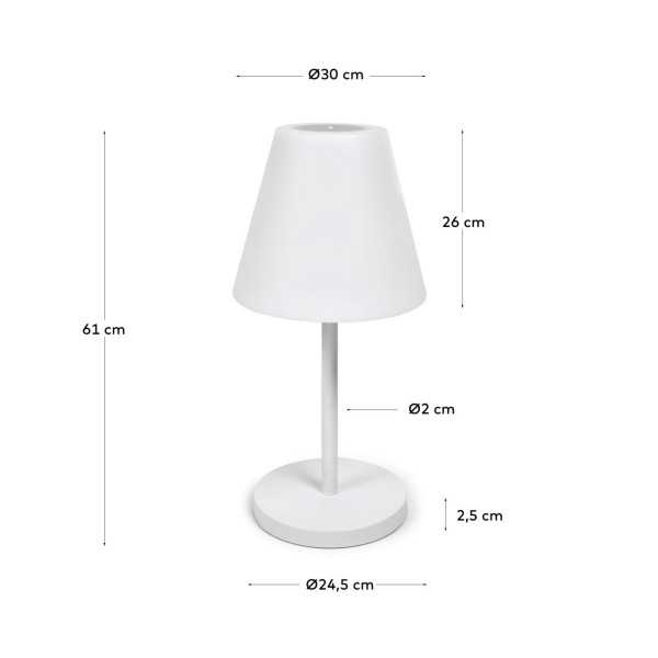 LAMPE DE TABLE D'EXTÉRIEUR AMARAY EN...