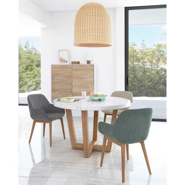 CANDEEIRO DE MESA DE CERÂMICA ESHE...