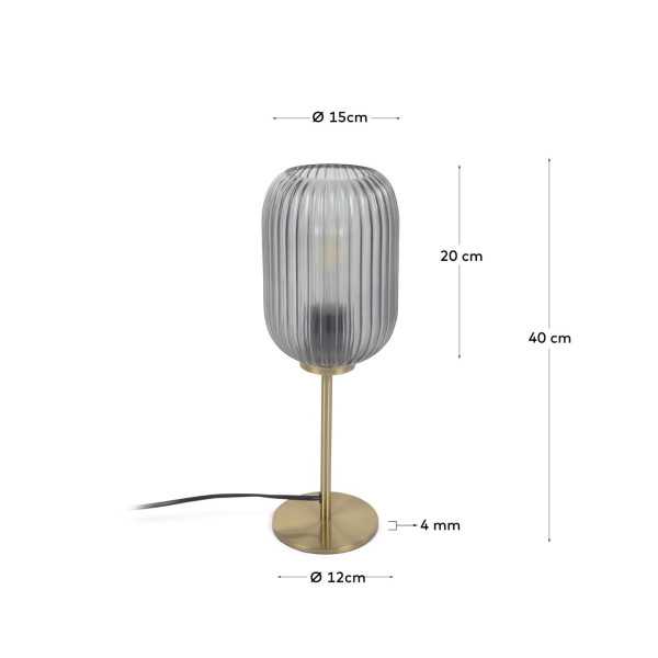 HESTIA TABLE LAMP IN BRASS FINISHED...