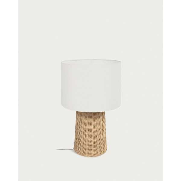 CANDEEIRO DE MESA KIMJIT RATTAN COM...