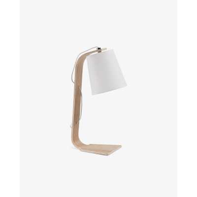RE PC Y TABLE LAMP IN OAK...
