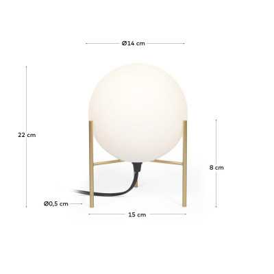 SEINE TABLE LAMP IN BRASS... 2