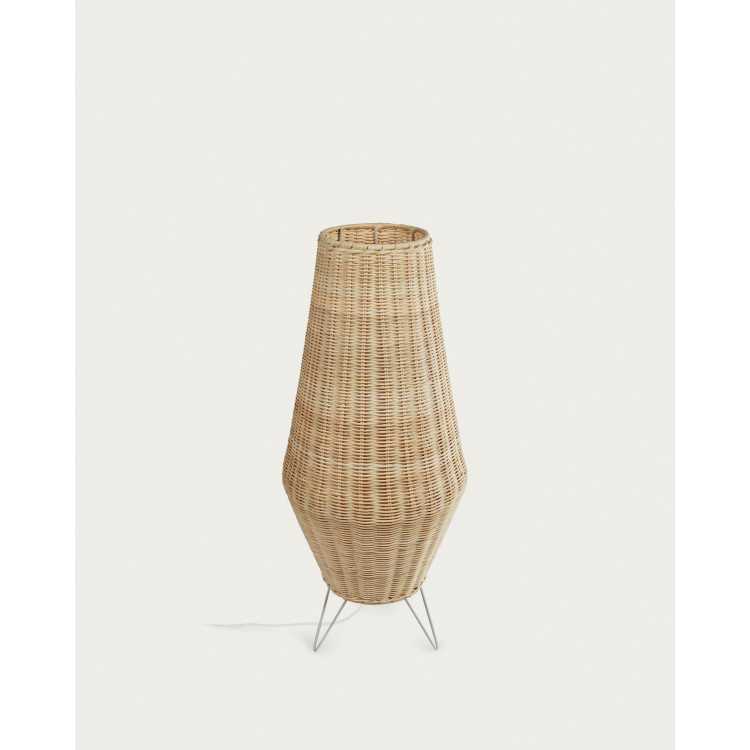 KAMARIA MEDIUM SIZE TABLE LAMP IN NATURAL FINISH RATTAN