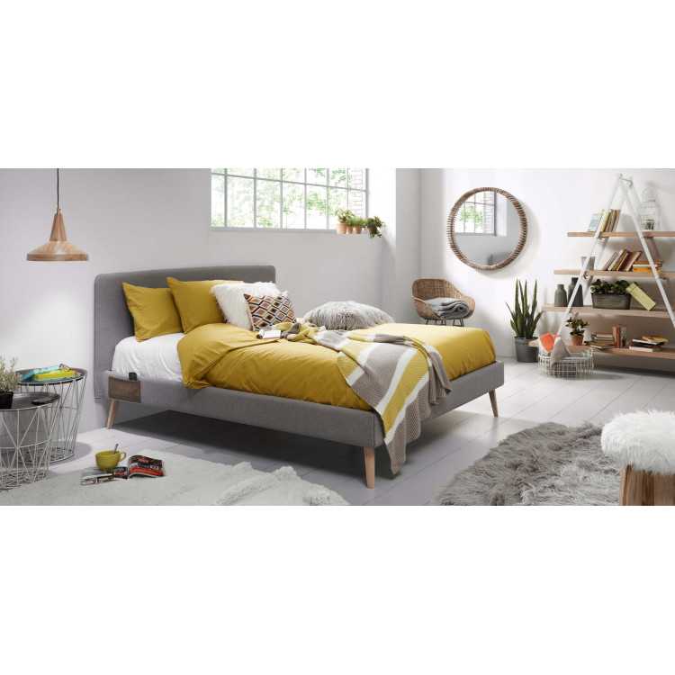 LIT DÉHOUSSABLE DYLA  POUR MATELAS 160 X 200...