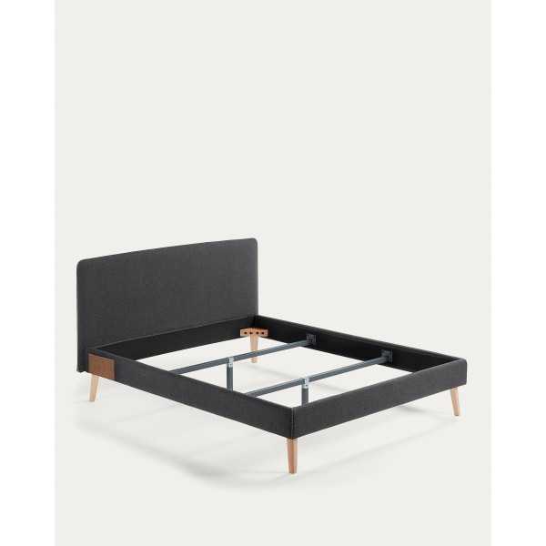 CAPA DE CAMA REMOVÍVEL DYLA PRETA COM...