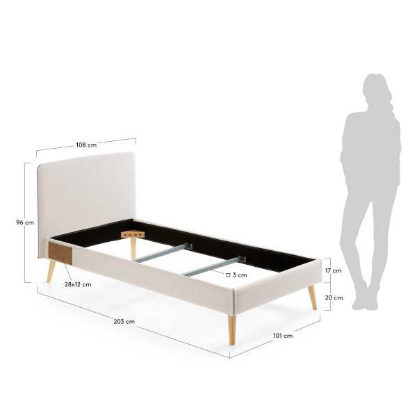 CAPA DE CAMA REMOVÍVEL DYLA BEGE COM...