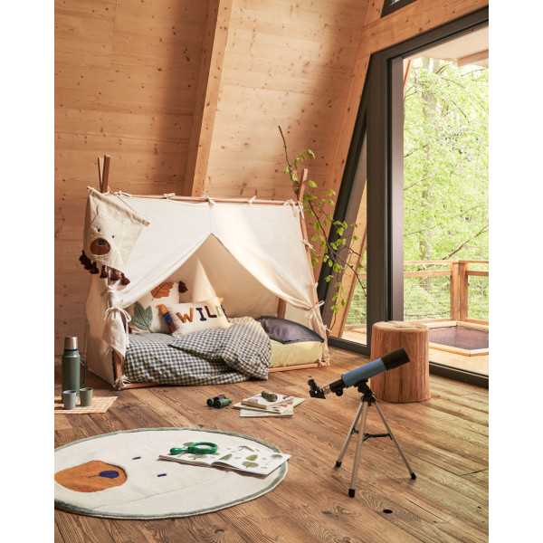MARALIS TIPI BED IN SOLID BEECH WOOD...