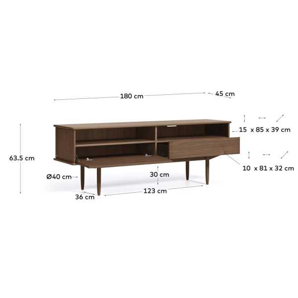 CAROLIN TV CABINET 1 DOOR AND 1...