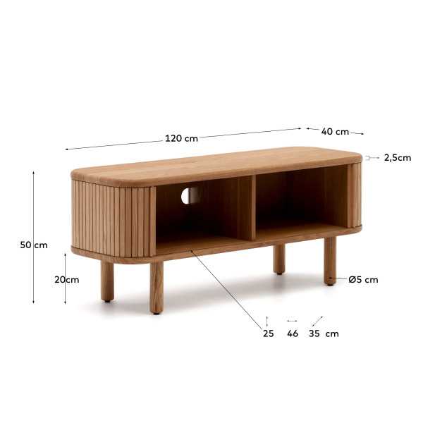 ARMÁRIO TV MAILEN 2 PORTAS 120 X 50...