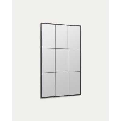 MIROIR ULRICA EN MÉTAL NOIR...