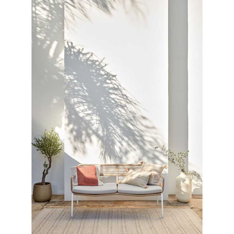 PLANTA DE OLIVO ARTIFICIAL COM POTE PRETO 140 CM