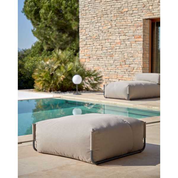 OUTDOOR MODULAR SOFA POUF SQUARE...