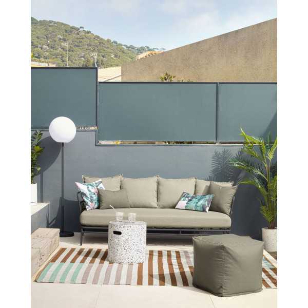 NEDRA SQUARE POUF 50 X 50 CM GREEN