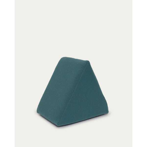 POUF TRIANGULAIRE JALILA BLEU 25 X 25 CM