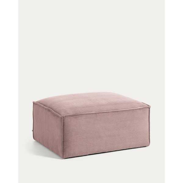 BLOK VELVET FOOTREST WITH LARGE...
