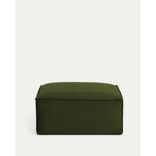 BLOK FOOTREST VELVET WITH LARGE RIBS...