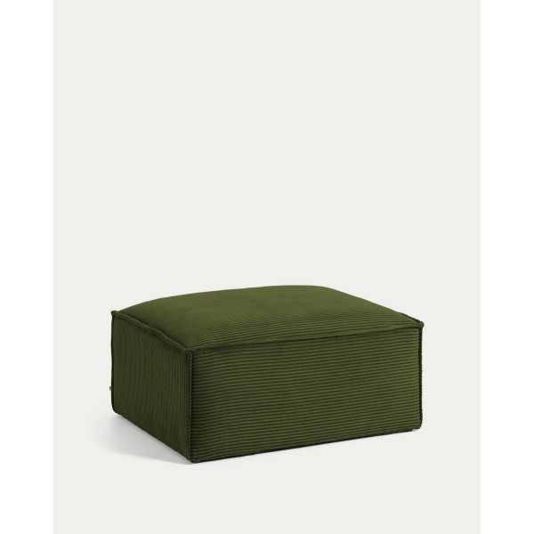 BLOK FOOTREST VELVET WITH LARGE RIBS...