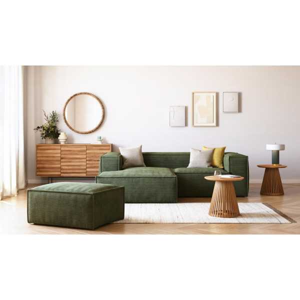 BLOK FOOTREST VELVET WITH LARGE RIBS...