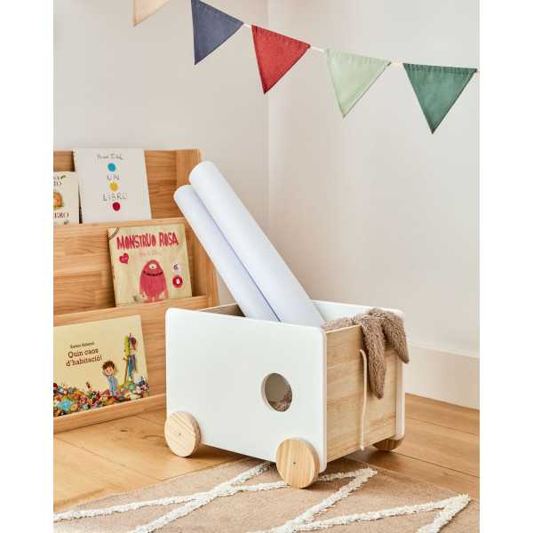 BIANINA STORAGE TROLLEY IN NATURAL...