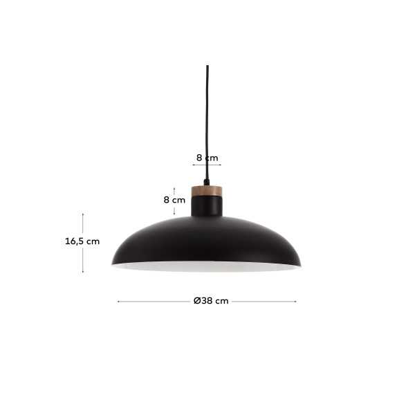 GOTRAM BLACK PENDANT LAMP