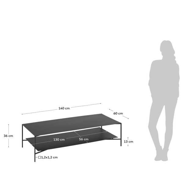 AZISI COFFEE TABLE 140 X 60 CM