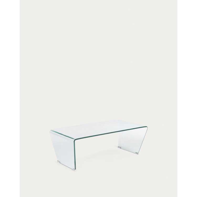 BURANO GLASS COFFEE TABLE 120 X 60 CM