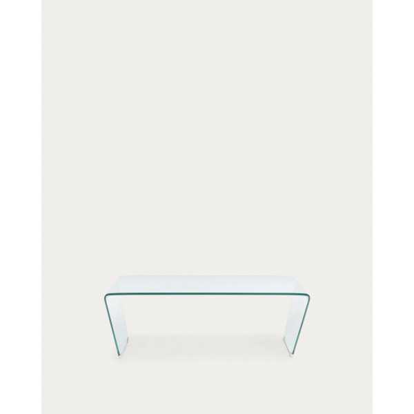 BURANO GLASS COFFEE TABLE 120 X 60 CM