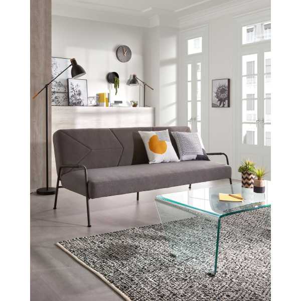 MESA DE CENTRO VIDRO BURANO 120 X 60 CM