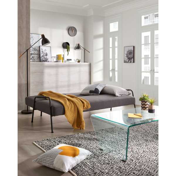 MESA DE CENTRO VIDRO BURANO 120 X 60 CM