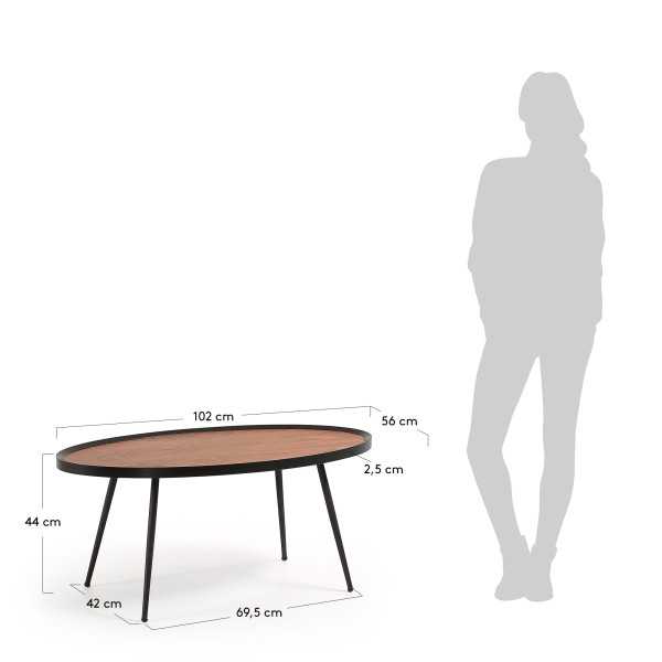 MESA DE CENTRO KINSLEY EM COMPENSADO...