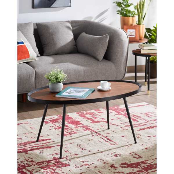 KINSLEY COFFEE TABLE IN WALNUT...