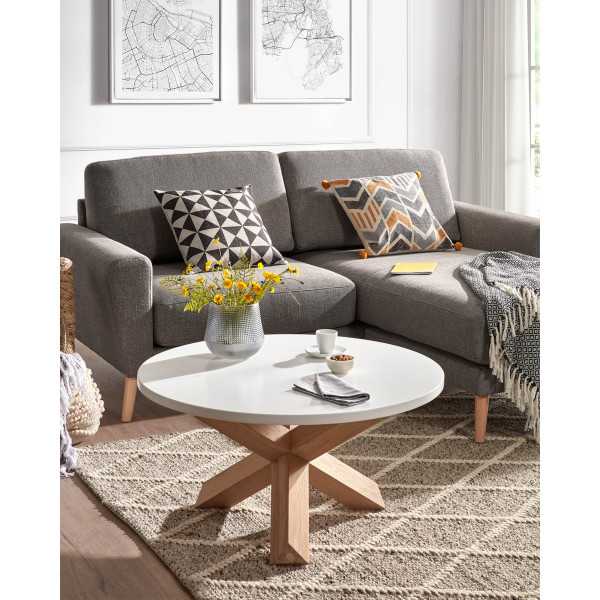 LOTUS COFFEE TABLE D 65 CM WHITE...