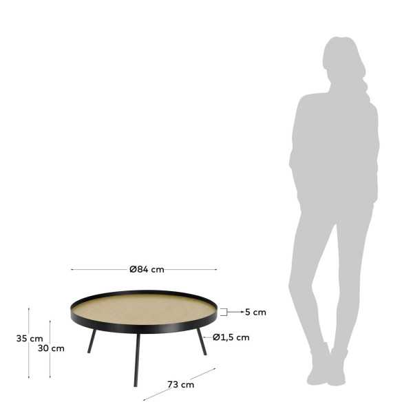 MESA DE CENTRO NENET EM MDF EFEITO...