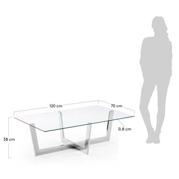 MESA DE CENTRO PLAM EM VIDRO...