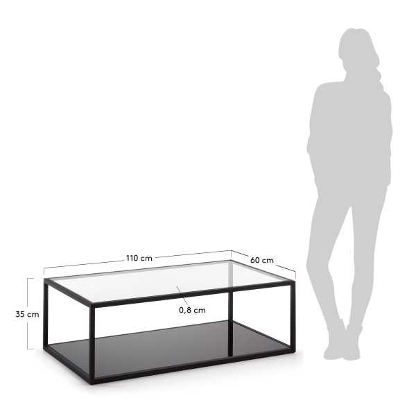 MESA DE CENTRO RETANGULAR BLACKHILL...