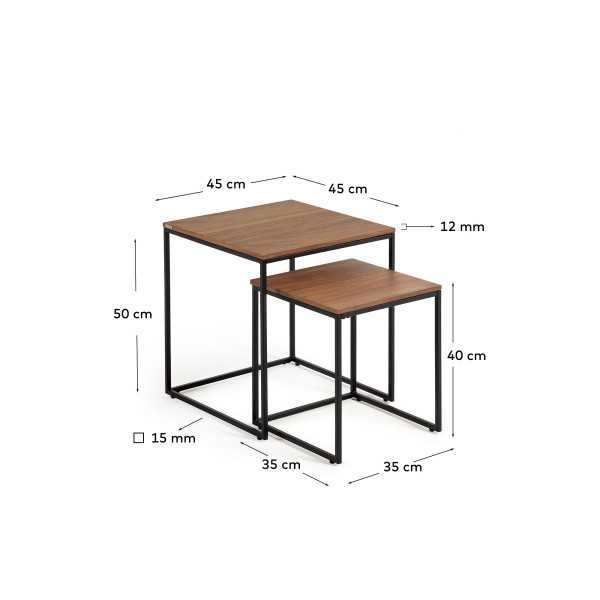 TABLES CARREES D'APPOINT GIGOGNES...