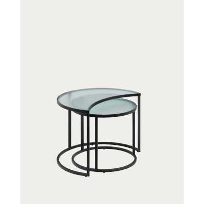 BAST SET OF 2 SIDE TABLES 2