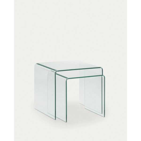 ENSEMBLE BURANO DE 2 TABLES GIGOGNES...