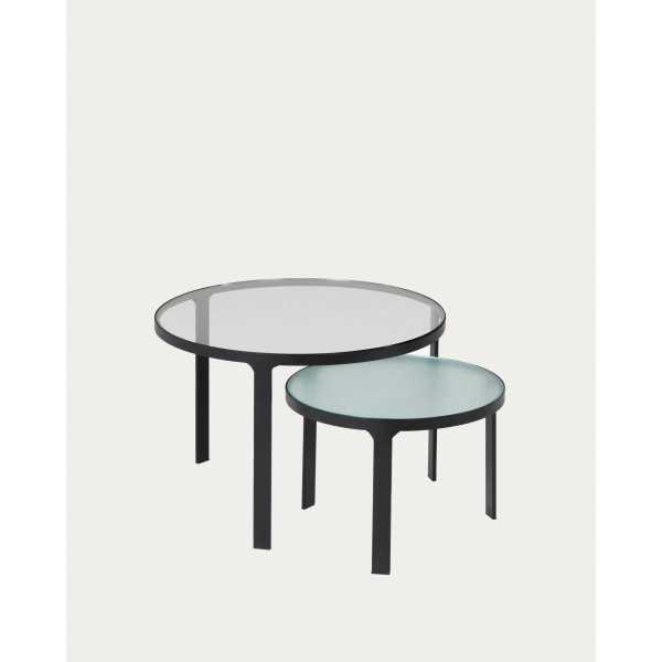 ONI SET OF 2 SIDE TABLES D 70 CM / D...