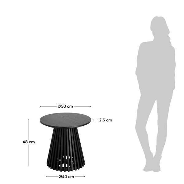 MESA LATERAL JEANETTE 50 CM MADEIRA...