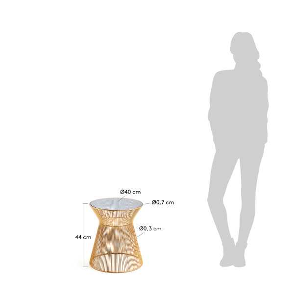 TABLE D'APPOINT JOLENE D 40 CM