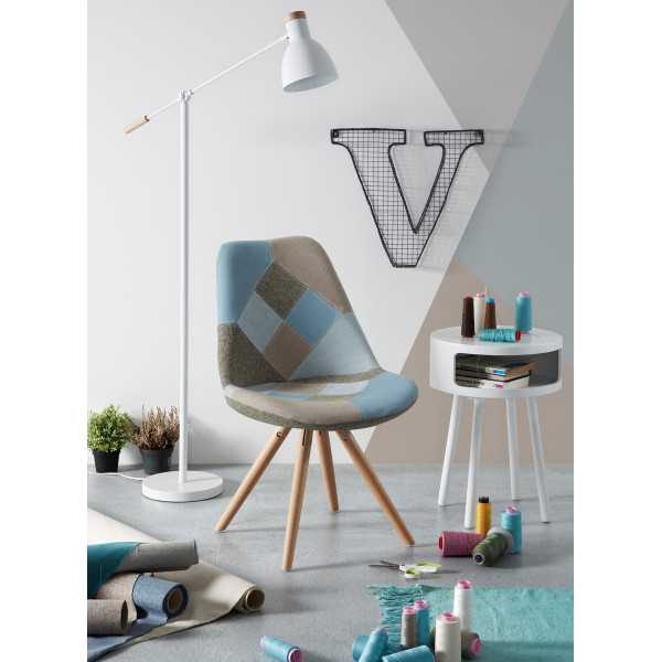 MESA LATERAL KURB BD 40 CM BRANCO FSC...