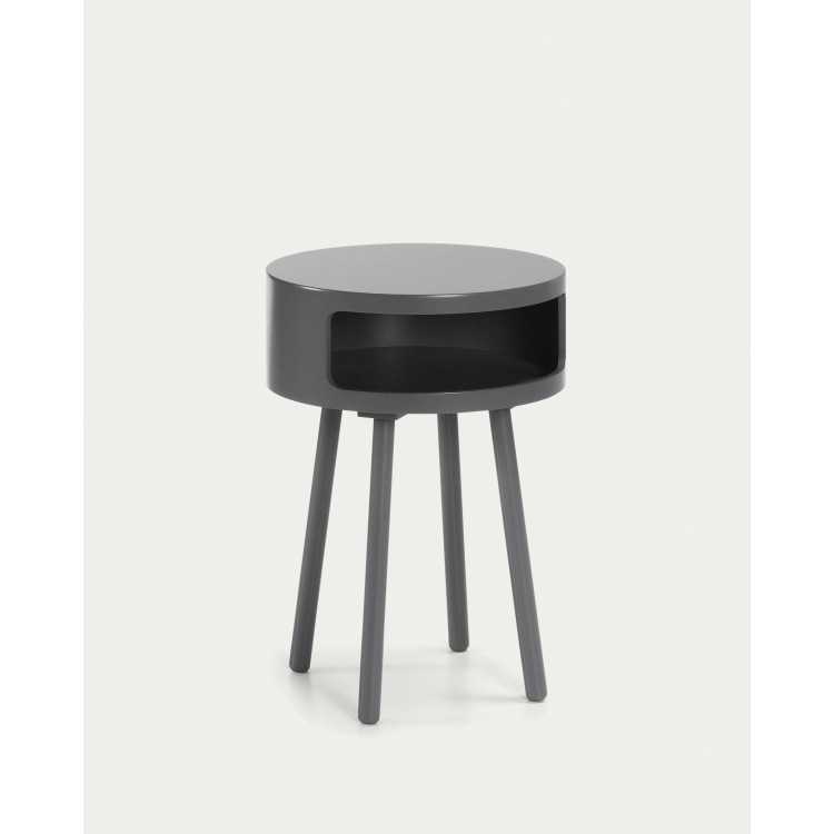KURB BD SIDE TABLE 40 CM GRAY FSC MIX CREDIT