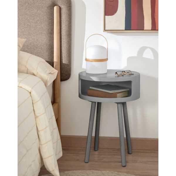 KURB BD SIDE TABLE 40 CM GRAY FSC MIX...