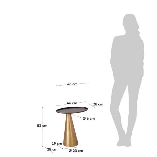 LILIANE SIDE TABLE D 45 X 27 CM