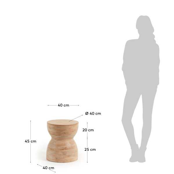 TABLE D'APPOINT MAZY EN BOIS DE...
