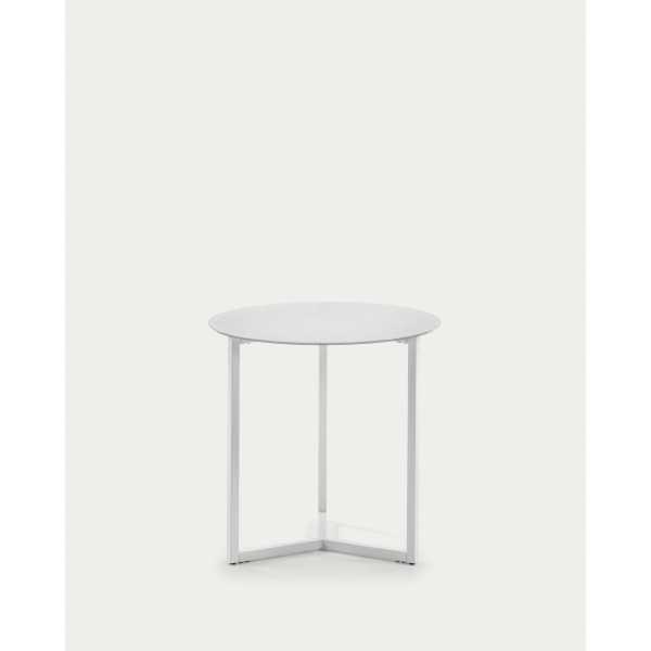 RAEAM SIDE TABLE IN TEMPERED GLASS...