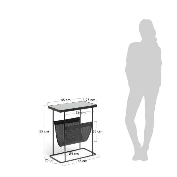 VIVIENNE SIDE TABLE 45 X 25 CM